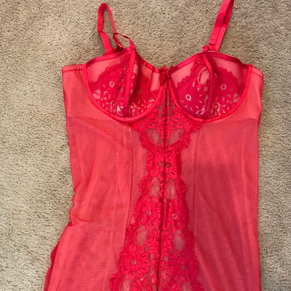 Torrid pink/coral lingerie